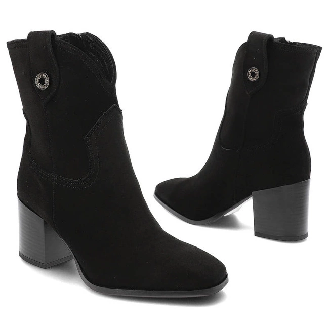 Členkové Topánky Karino - 4856/003-F Czarny/Welur