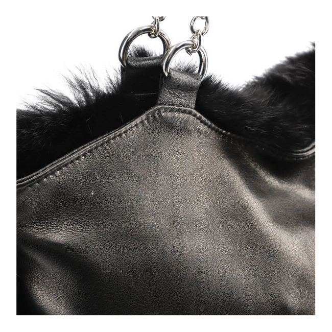 Kabelka Luka-Pelli - T30-3 Z Naturalnym Futrem Z Królika