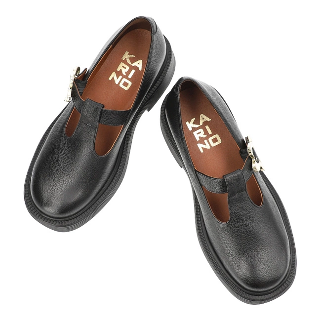 Poltopánky Karino - 5296-126-P Czarny/Lico