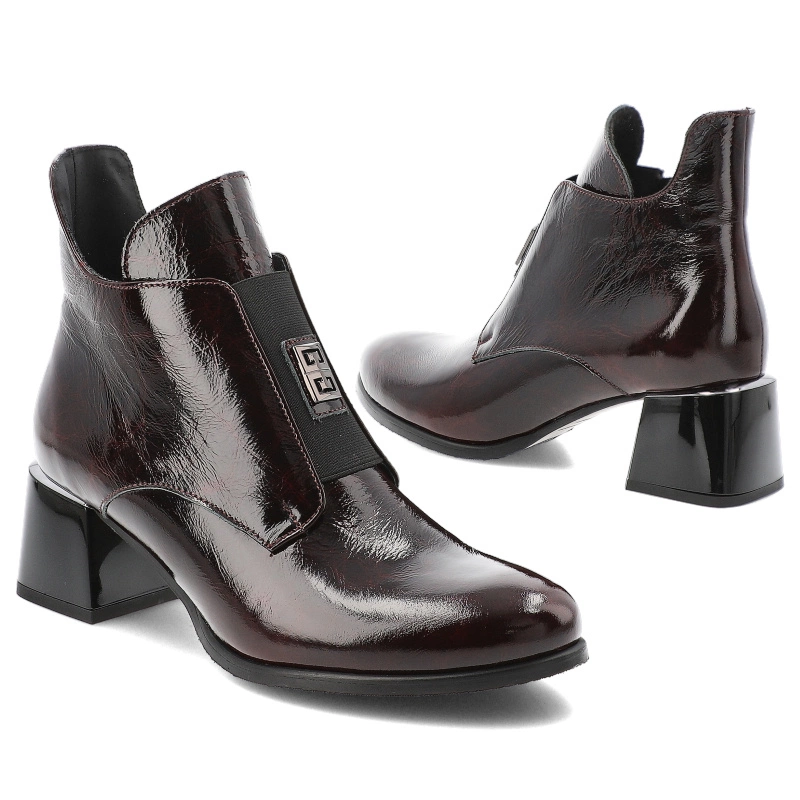 Členkové Topánky ARMODO - 60560 Naplak Bordo+Cn