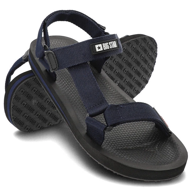 Sandále Big Star - DD174718 Granat