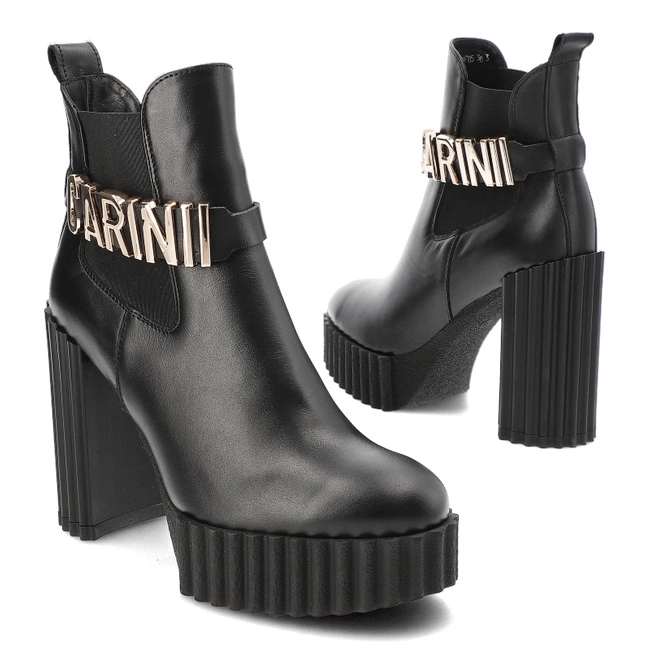 Členkové Topánky Carinii - B9785_-E50-000-000-F10 Czarny