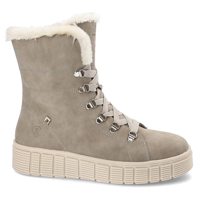 Členkové Topánky Rieker - W1070-40 Grey