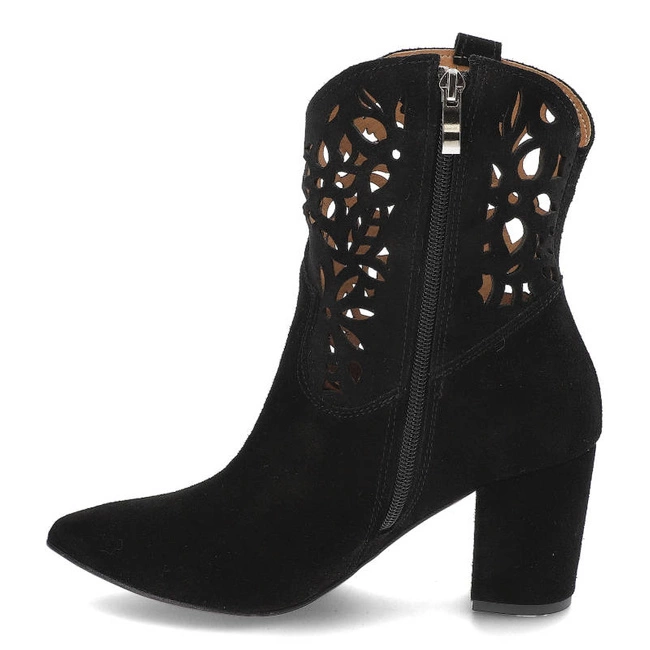 Členkové Topánky Damiss - DS-698/2/A Czarny Welur