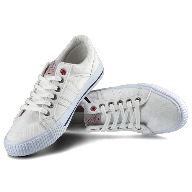 Plátenky Cross Jeans - FF1R4047C Biały