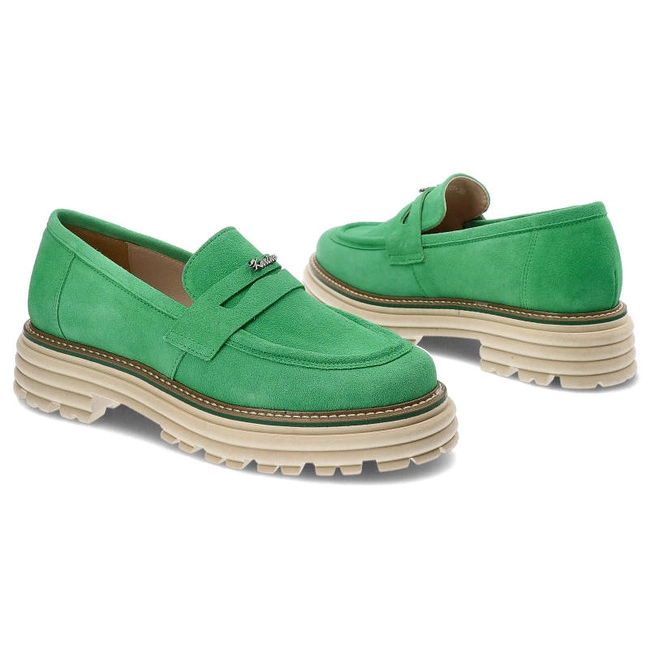 Mókazíny Karino - 4653/026-P Seledyn/Welur