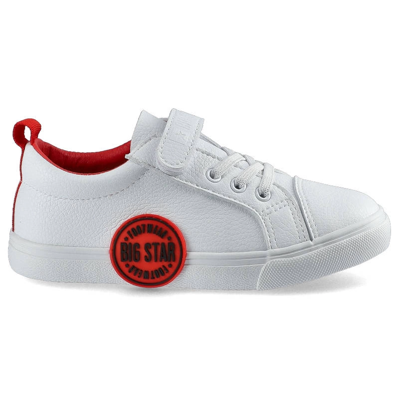 Plátenky Big Star - FF374088 Biały/Czerwony