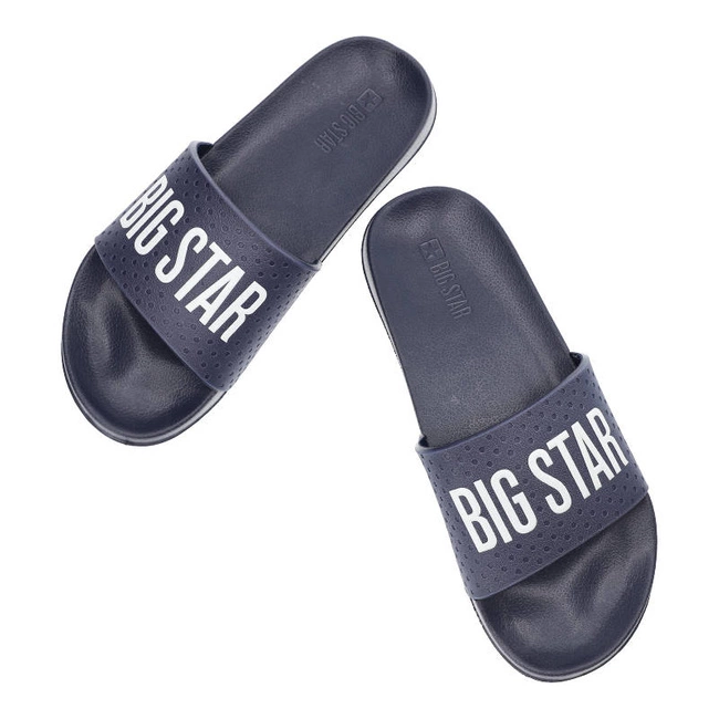 Šľapky Big Star - MM174321 Granat
