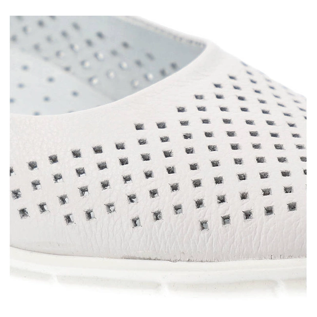 Baleríny Pollonus - 5-1499-006 Biały Verona