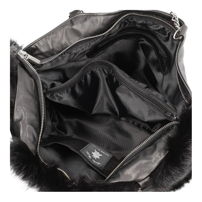 Kabelka Luka-Pelli - T30-3 Z Naturalnym Futrem Z Królika