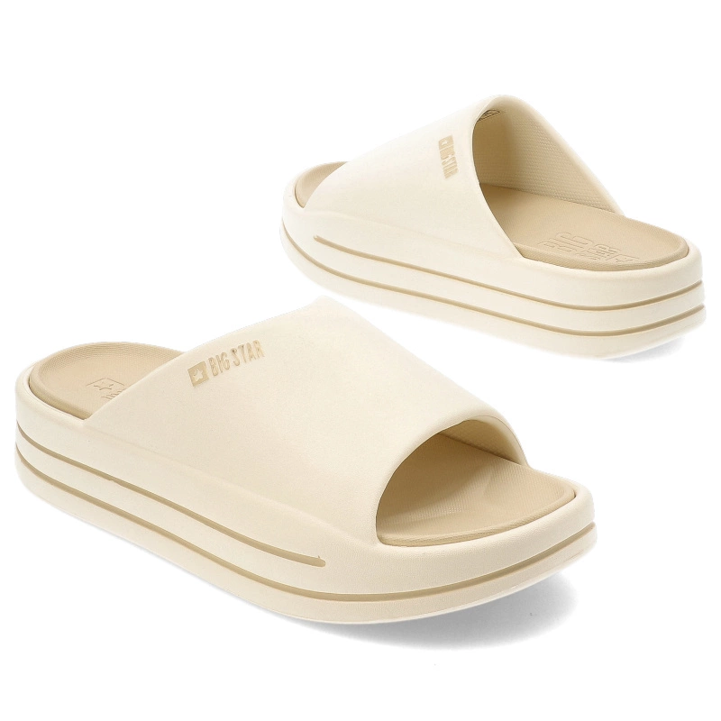 Šľapky BIG STAR - NN274A034 Beż