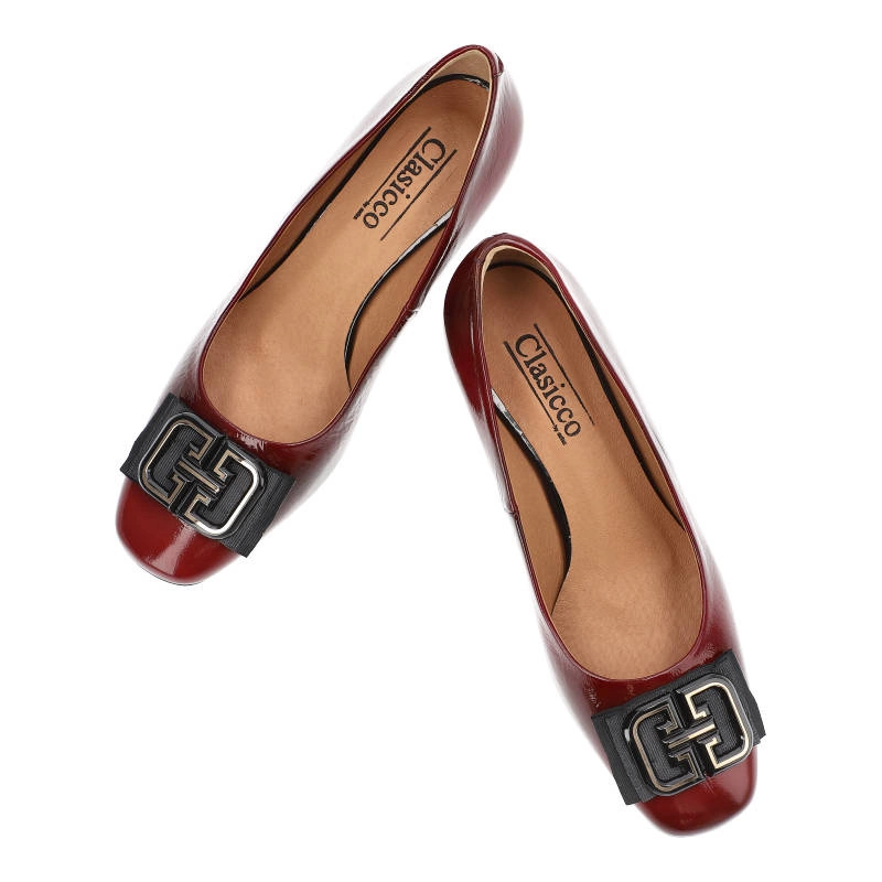Lodičky Clasicco - 2176 Bordo Lak 1079
