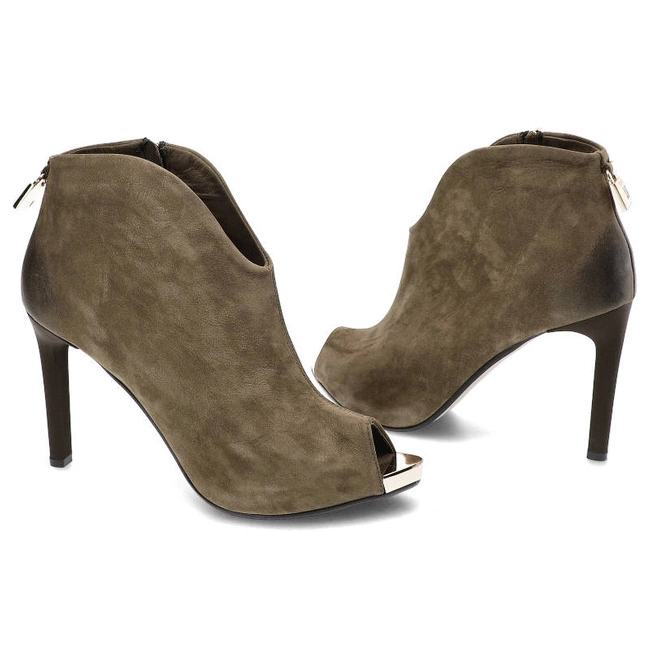 Členkové Topánky Carinii - B3874_I43-000-000-C17 Zielony