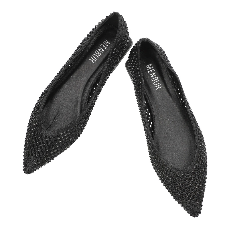 Baleríny Menbur - 25874 0001 Negro/Black