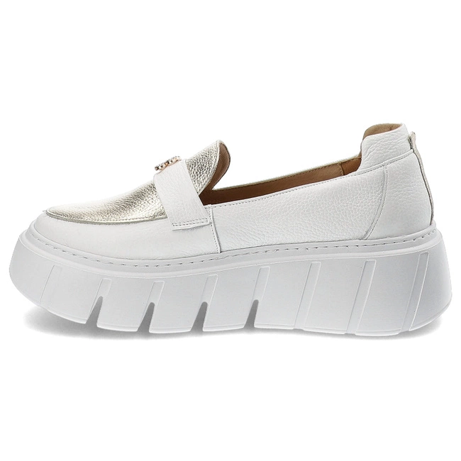 Poltopánky Armodo - 1836 Biały+Złoto