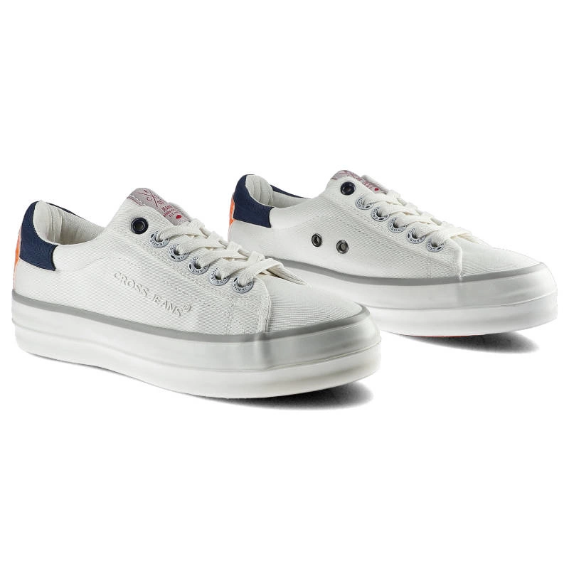 Plátenky Cross Jeans - FF2R4080C Biały