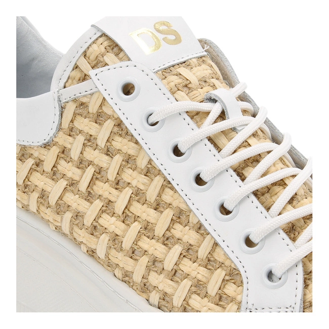 Tenisky Damiss - DS-817 Białe Lico/Słomka