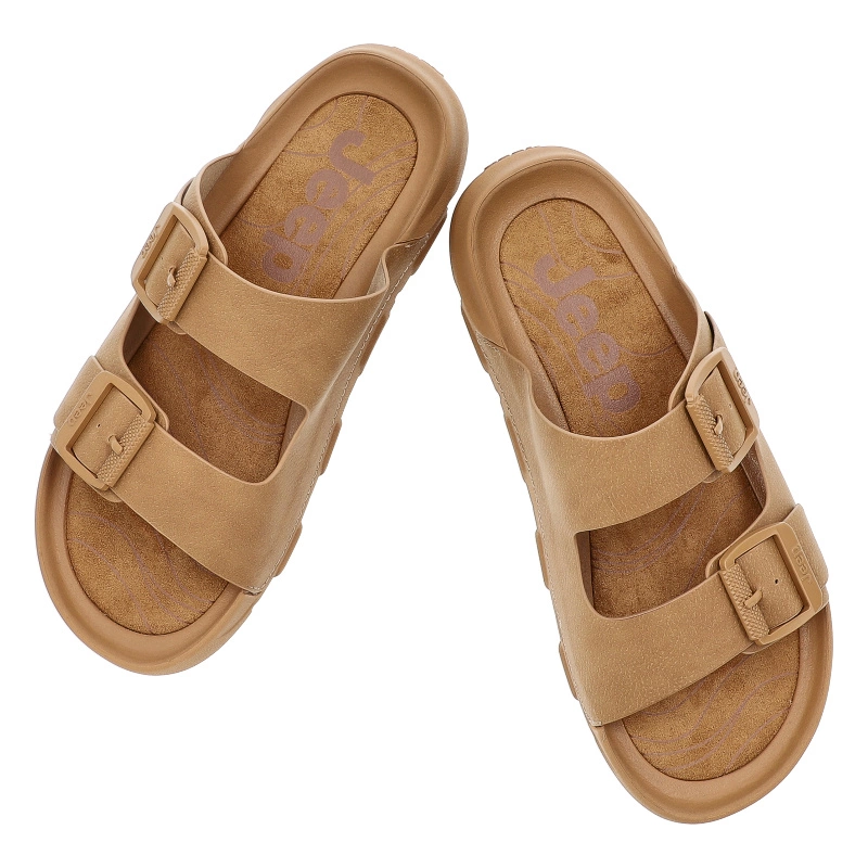 Šľapky JEEP - Daytona JL51590A 068 Cuoio