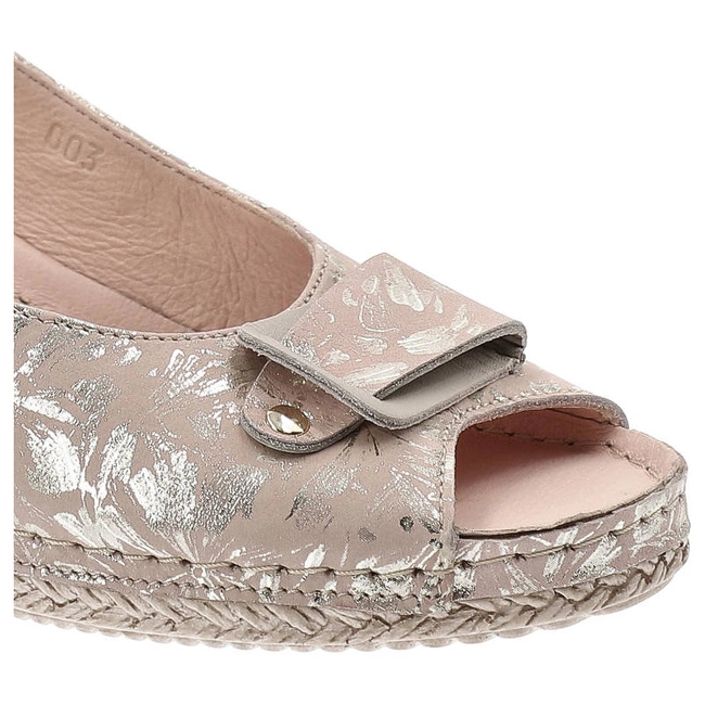 Sandále Pollonus - 5-1405-003 Pigi Złote Kwiaty