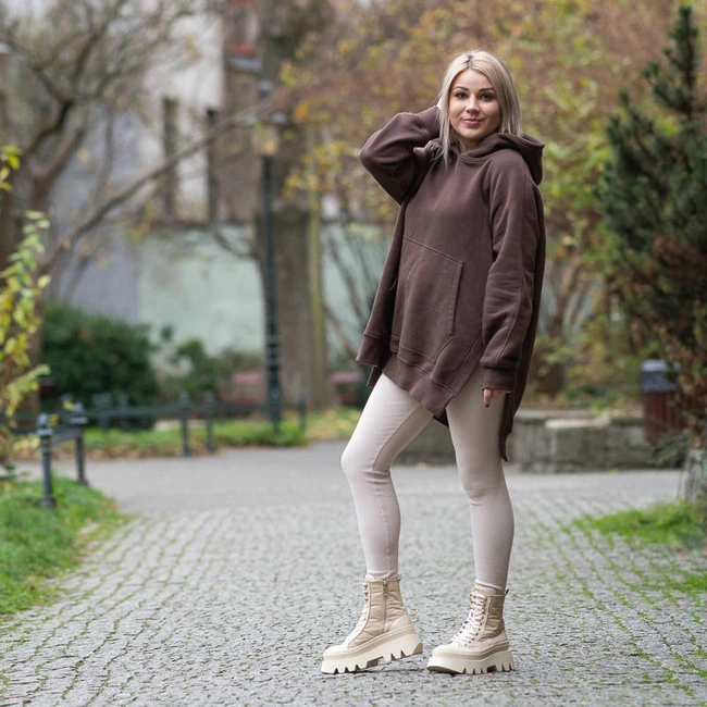 Členkové Topánky Chebello - 2964_-403-210-MIS-S228 Beżowy