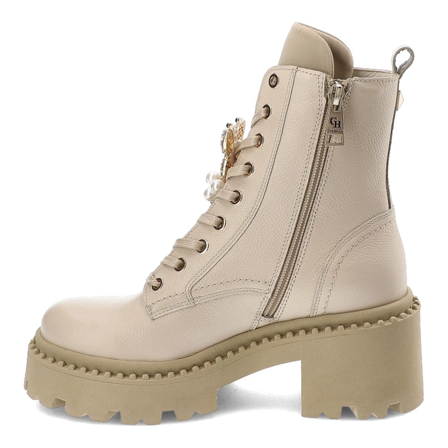 Členkové Topánky Chebello - 4590_-157-000-MIC-S303 Beżowy