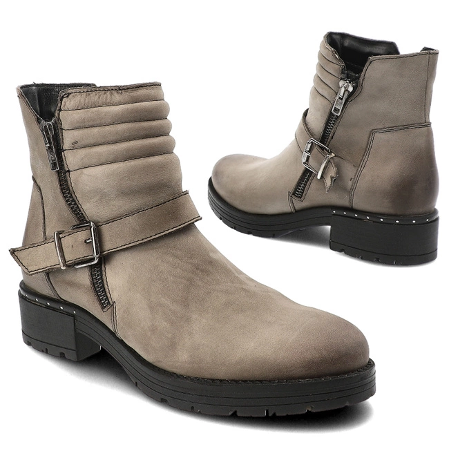 Členkové Topánky Pollonus - 5-0879-008 Szary Samuel