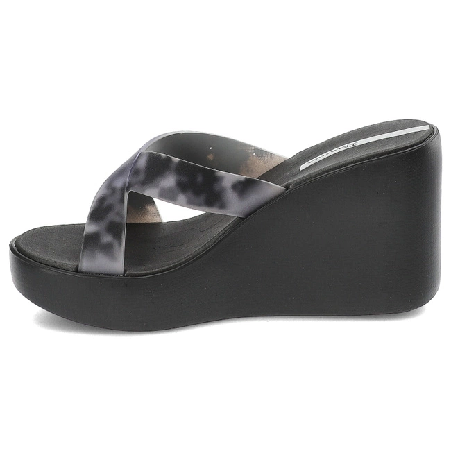 Šľapky Ipanema - 83520 High Fashion Slide Fem AQ406 Black/Grey
