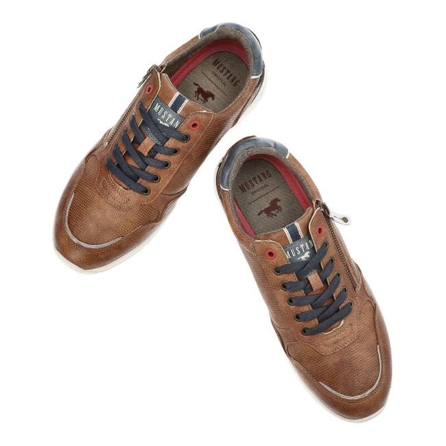 Poltopánky Mustang - 4138-309-307 Cognac 4138309-307