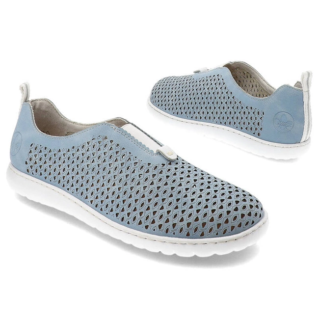 Poltopánky Rieker - 52866-10 Blue
