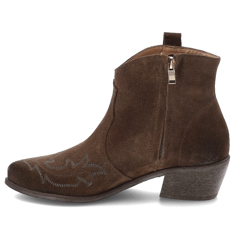 Členkové Topánky ARMODO - 1515 Brąz Welur