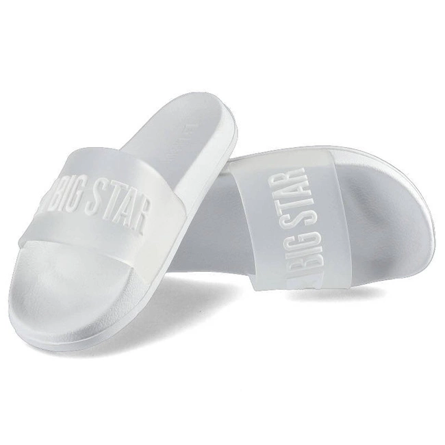 Šľapky Big Star - FF274A199 101 Biały