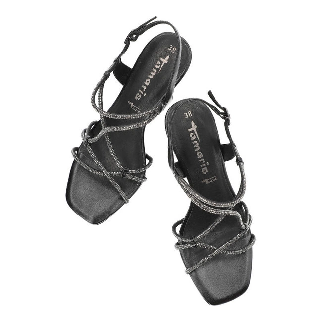 Sandále Tamaris - 1-28332-20 012 Black Metallic