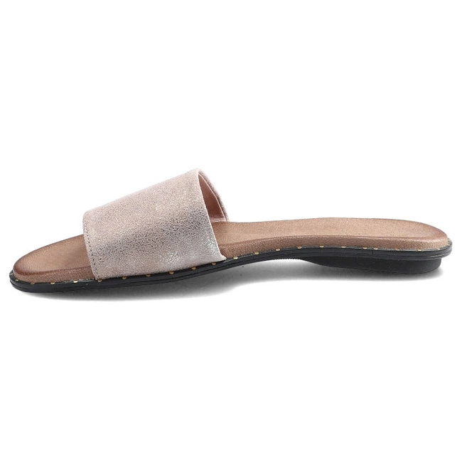 Šľapky Carinii - S4472_-420-180-000-971 Róż/Złoto