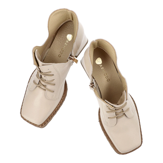 Členkové Topánky Armodo - 1443 Beż Groch