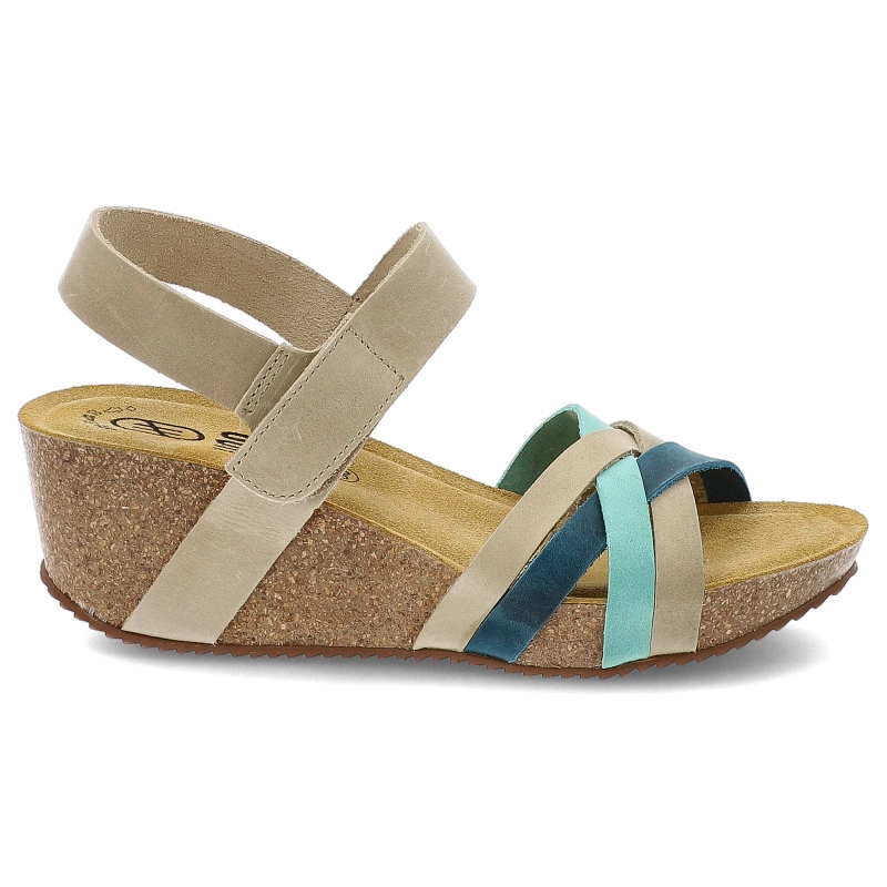 Sandále HEE - 25012 Apure Nat/Mi/Jea