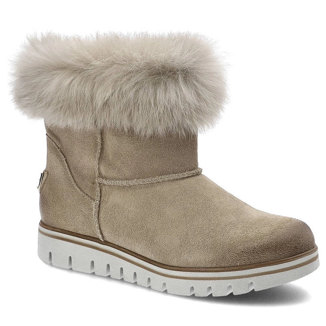 Členkové Topánky Lemar - 60347+Ow. Beż+Królik