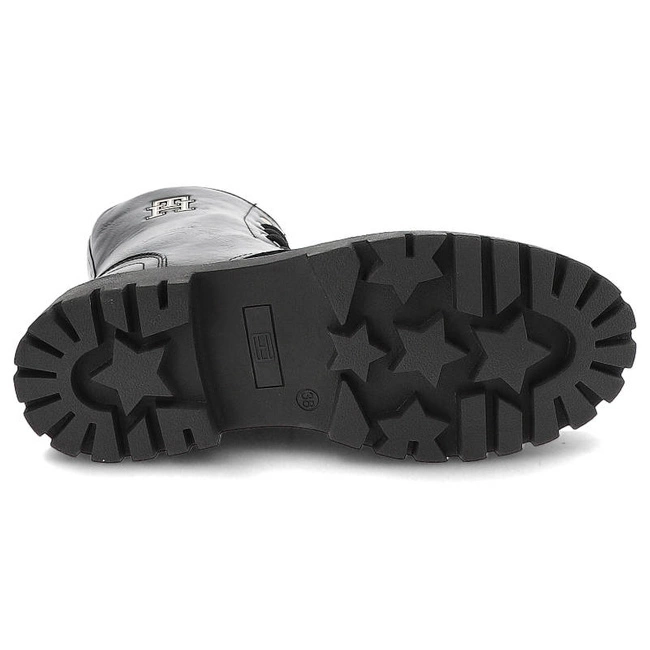 Členkové Topánky Tommy Hilfiger - T3A5-32392-1355999-Lace-Up Bootie Black 999