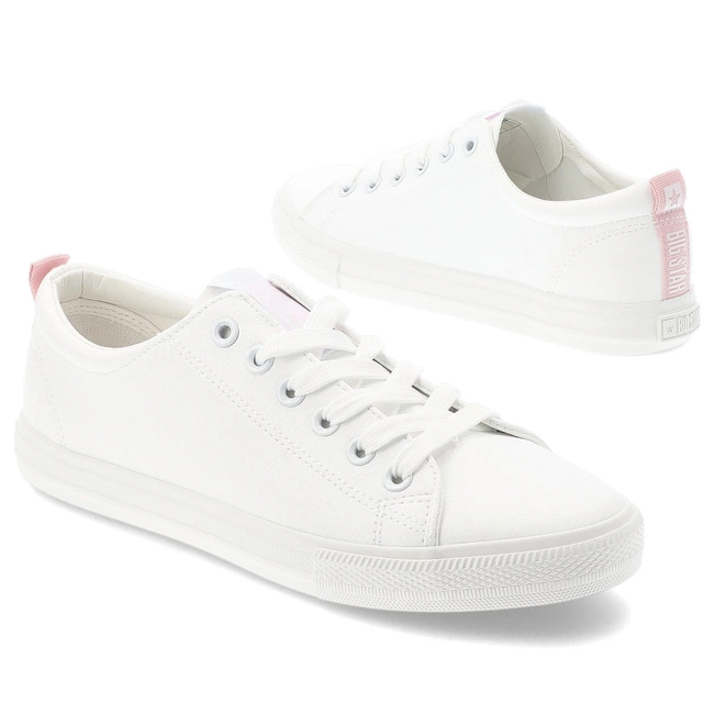 Plátenky BIG STAR - RR274001 Biały/Róż