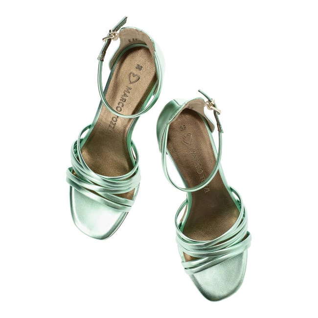 Sandále Marco Tozzi - 2-28386-20 750 Green Met.