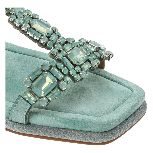 Sandále Alma en Pena - V240742 Suede Mint