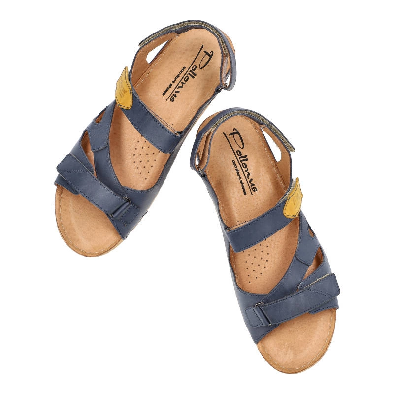 Sandále Pollonus - 5-0694-025 Niebieski/Żółty