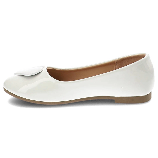 Baleríny Vinceza - 23-2215 WH Biały