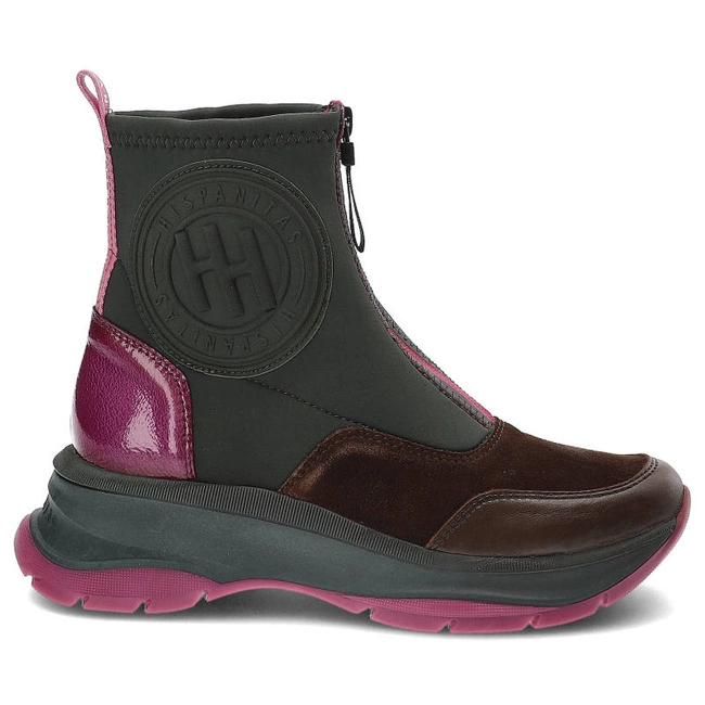 Členkové Topánky Hispanitas - CHI233099 Soho-I23 Cocoa Velour-I23 Cocoa