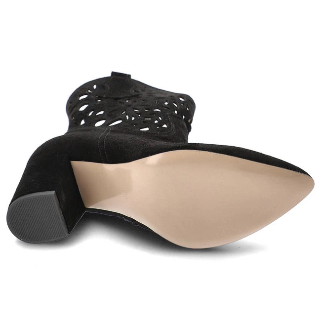 Členkové Topánky Damiss - DS-698/2/A Czarny Welur