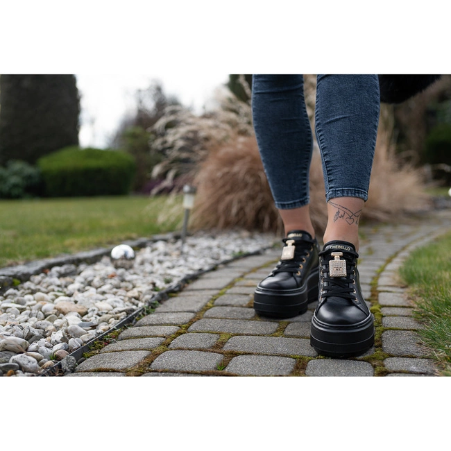 Tenisky Chebello - 4426_-002-000-PSK-S332 Czarny