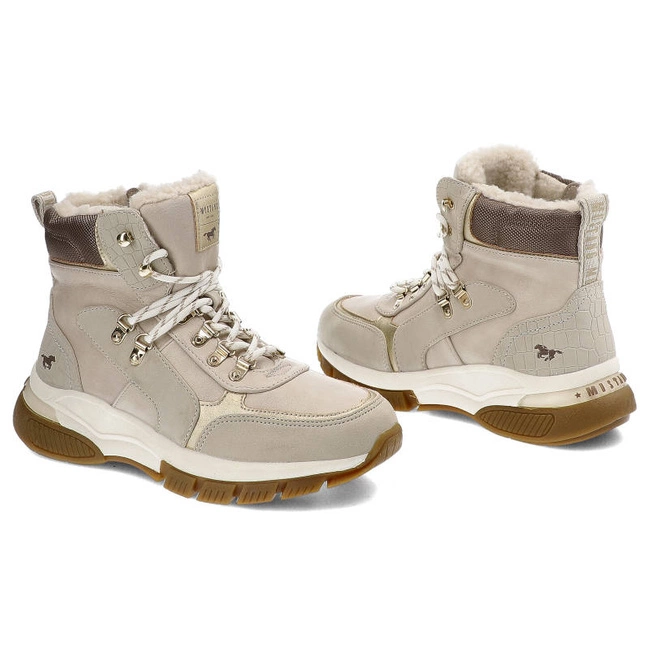 Členkové Topánky Mustang - 1367-602-243 Ivory 51C0012