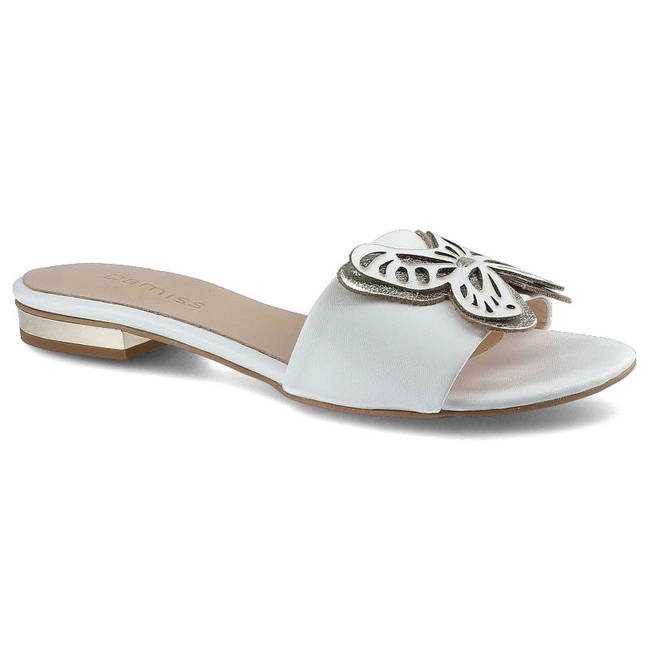 Šľapky Damiss - DS-519 Białe Lico