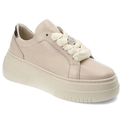 Tenisky Chebello - 4410_-157-064-PSK-S331 Beż/Złoto