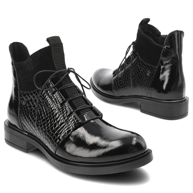 Členkové Topánky Armodo - 60343 Naplak Czarny+Matrix+W.