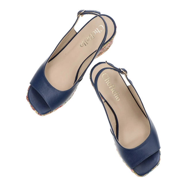 Sandále Chebello - 4070_-456-000-PSK-S277 Granatowy